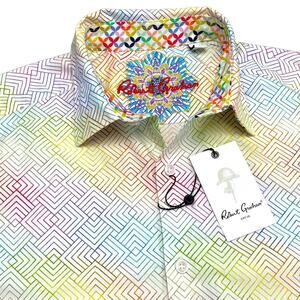 Robert Graham XL Raynor Abstract Colorful Graphic Shirt NWT $198